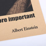 FREE Albert Einstein Poster " Imagination Is More Important Than Knowledge "