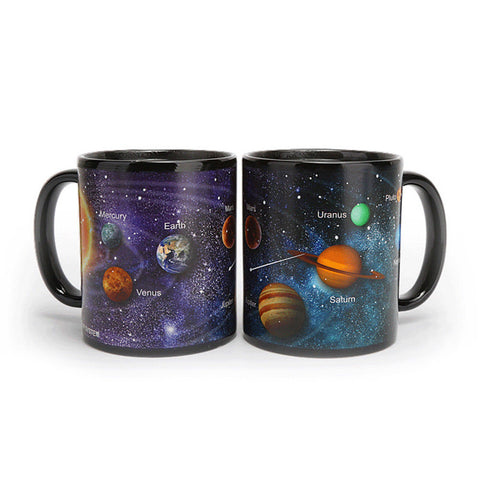Solar System Heat Sensitive Coffee Cup